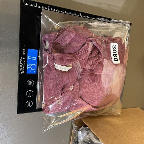 Soft Surroundings Top Size Medium Pink Leila Crinkle Popover Tunic Blouse - Picture 7 of 7